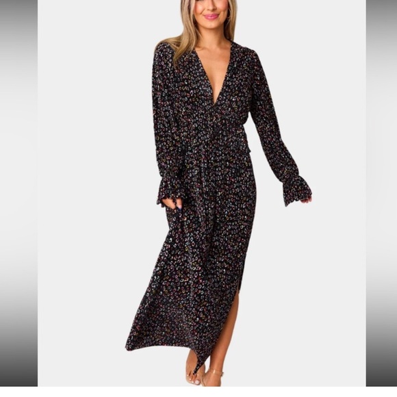 Buddy Love Evie Black Leopard Print Dress - Picture 5 of 7